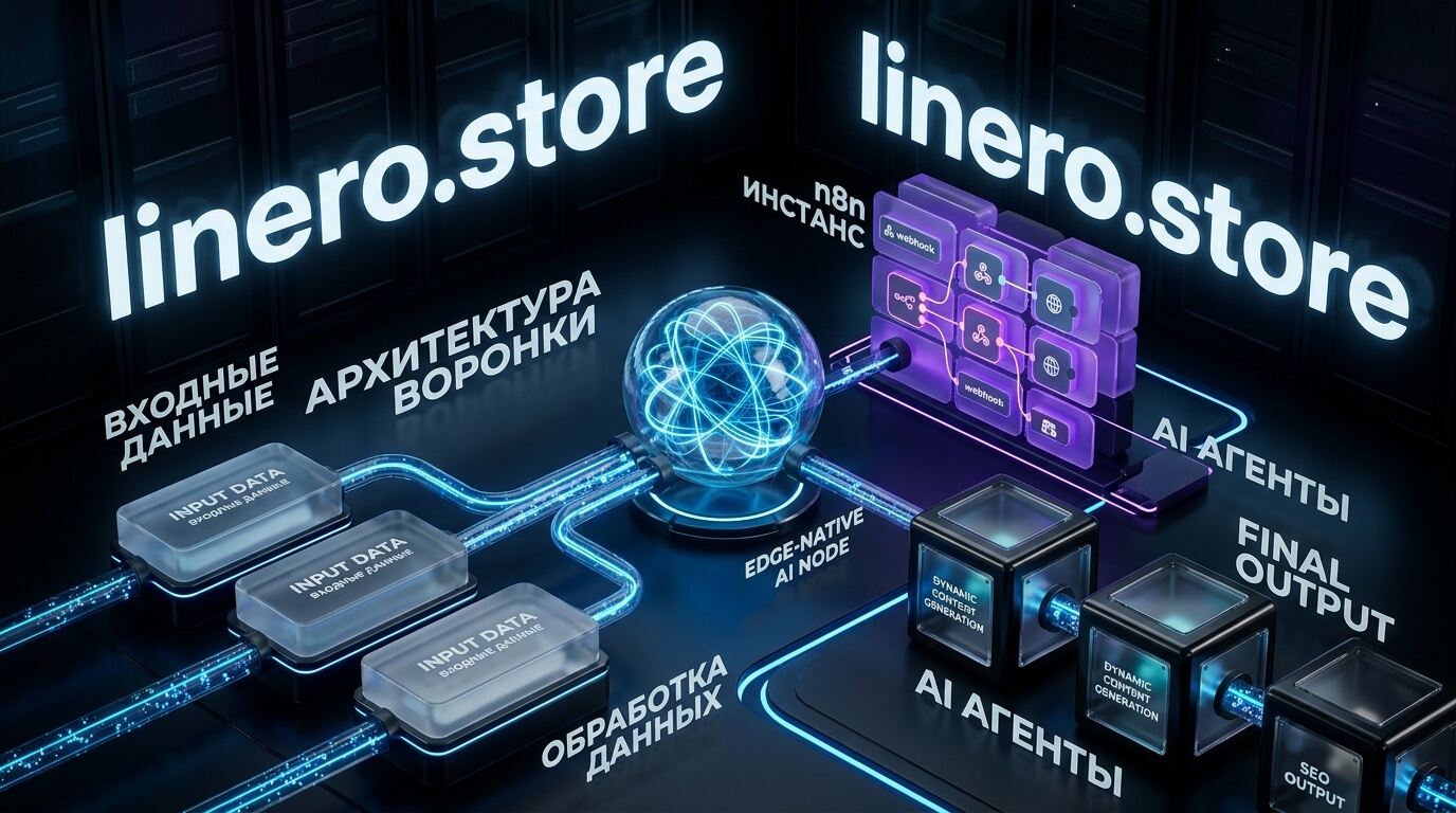 Автономная Маркетинговая Оркестровка: Edge-нативная AI-архитектура с LLM-Driven Агентами и n8n для самокорректирующегося SEO-доминирования 1 linero store 626 inline1